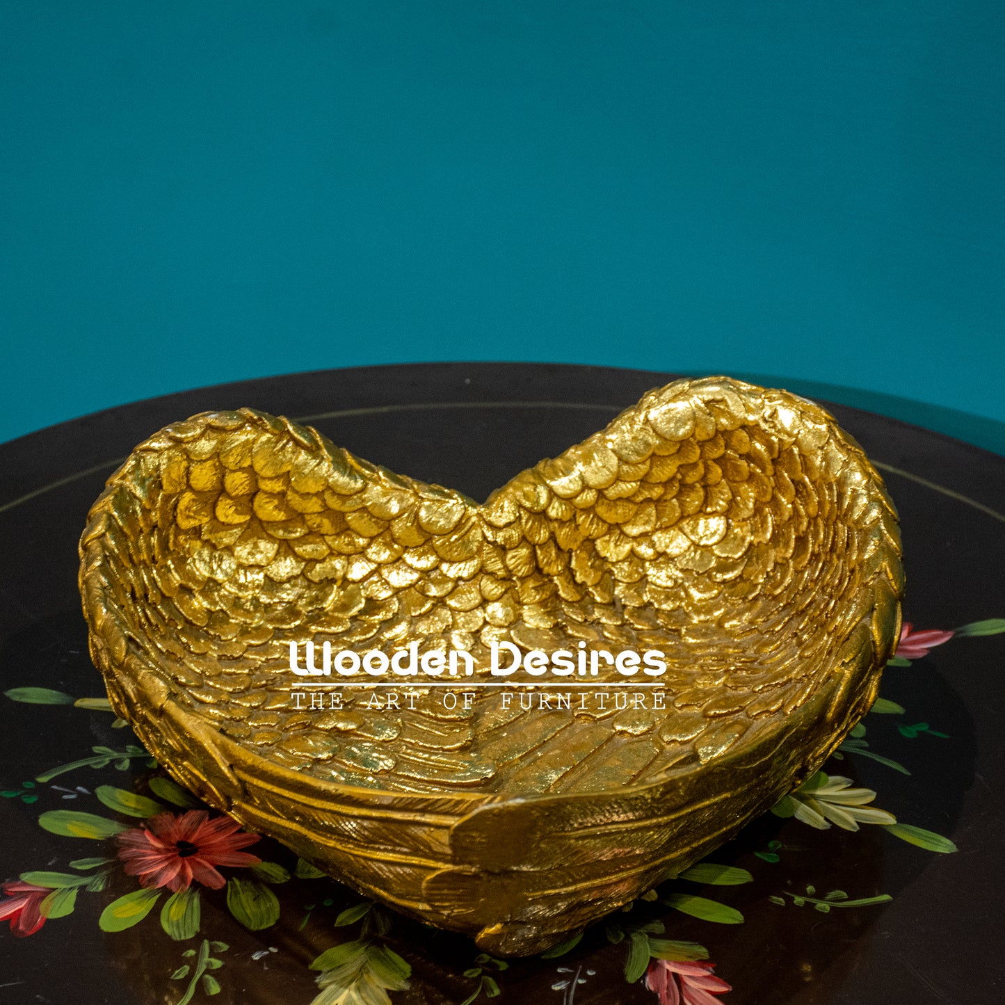 Heart Shaped Feather Tray