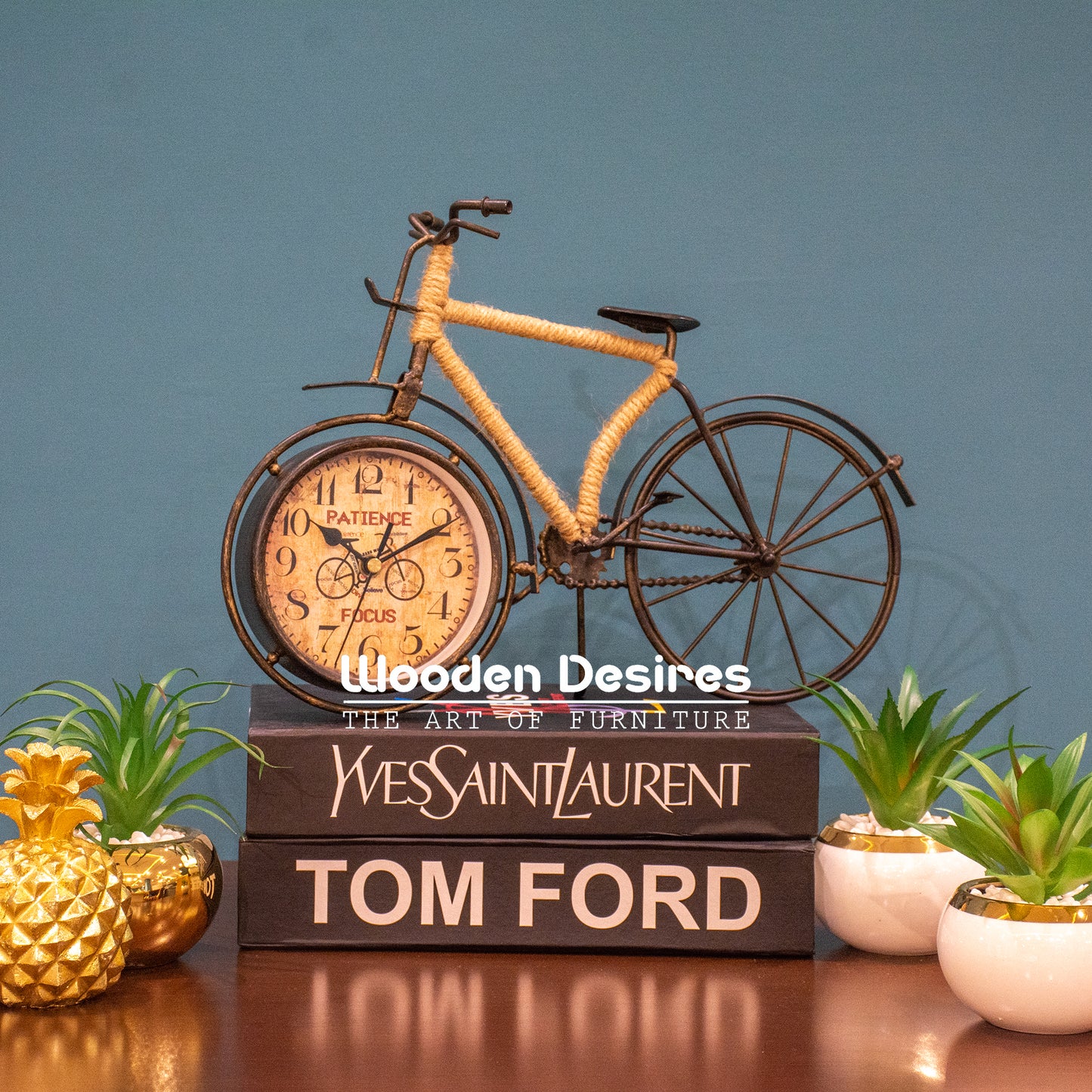 Retro Bike Clock for Home Decor