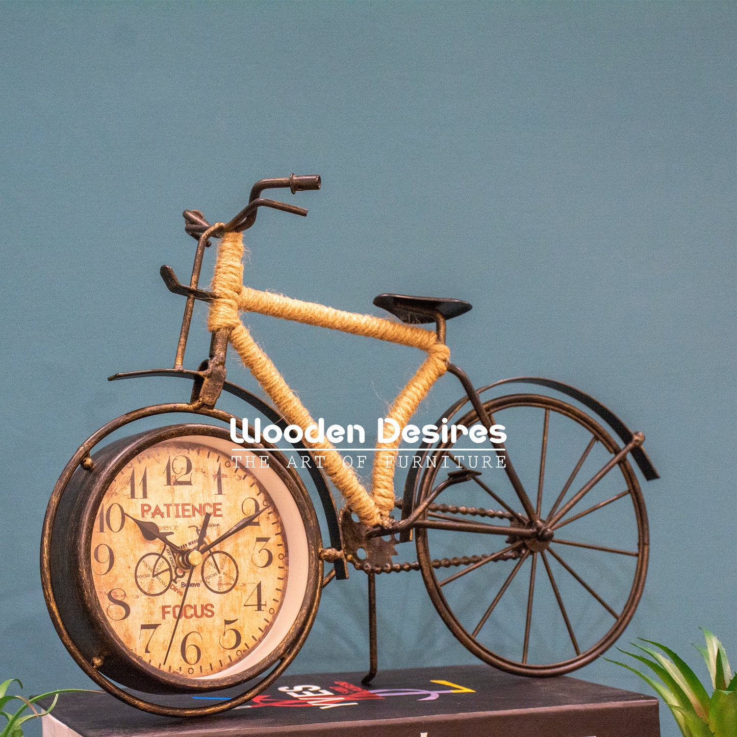 Retro Bike Clock for Home Decor