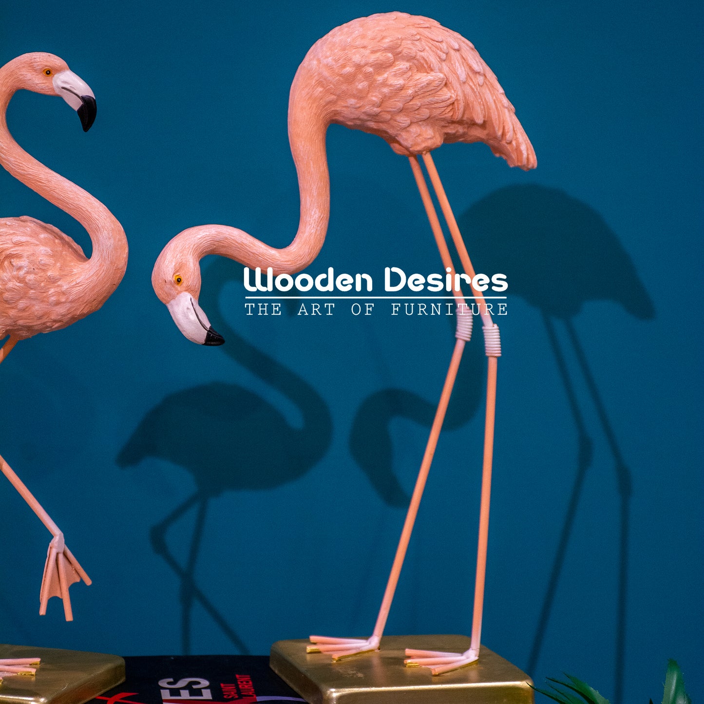 Flamingo Pair Sculpture