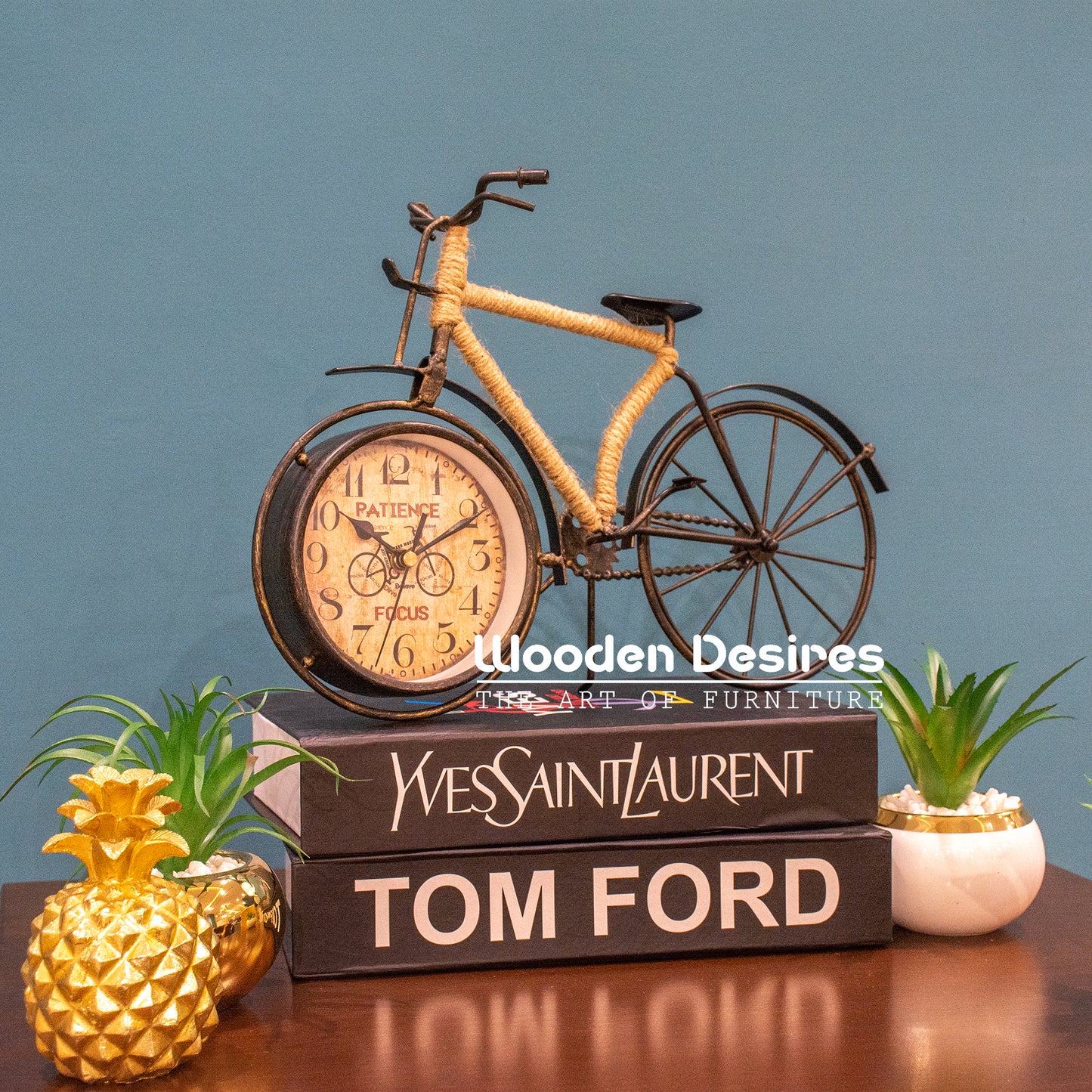 Retro Bike Clock for Home Decor