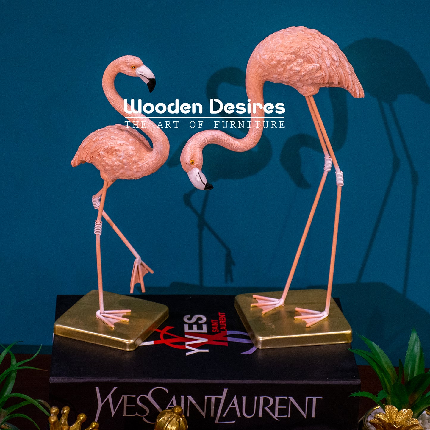 Flamingo Pair Sculpture