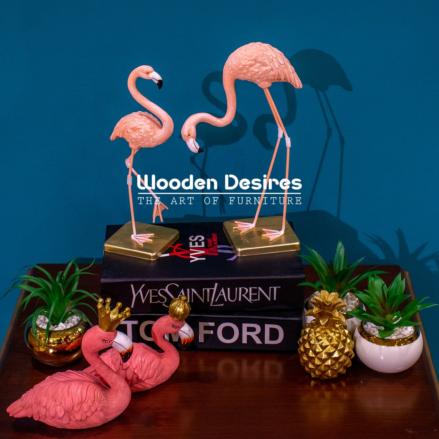 Flamingo Pair Sculpture