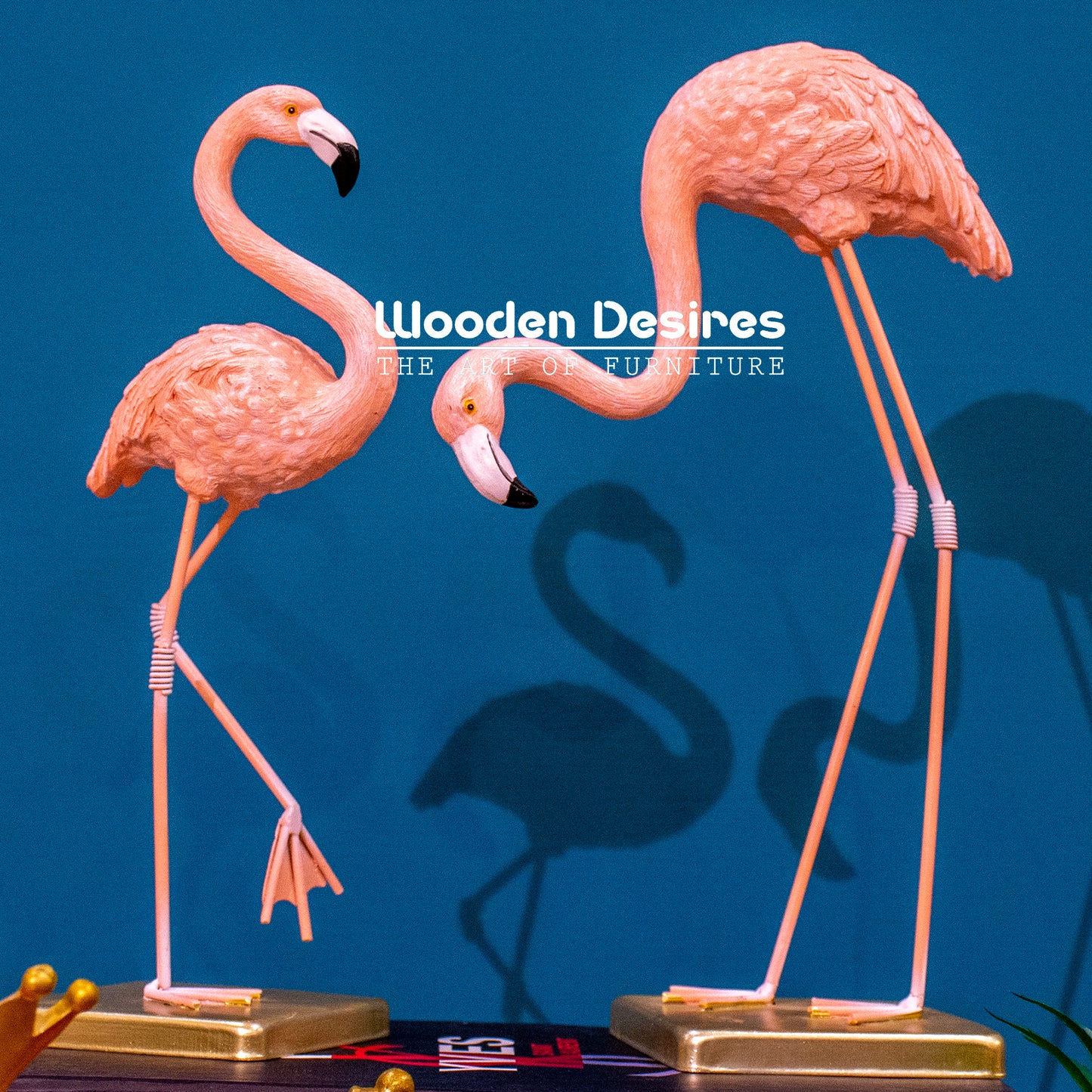 Flamingo Pair Sculpture