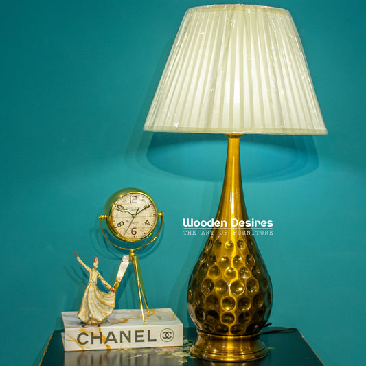 Metal Modern Side Table Lamps (Pair)